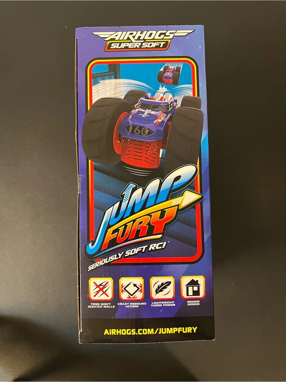 Air Hogs Super Soft Jump Fury with Zero Damage Wheels Extreme Jumping Remote New